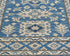 3x5 Feet Blue Kazak Afghan Hand Knotted Geometric Wool Area Rug